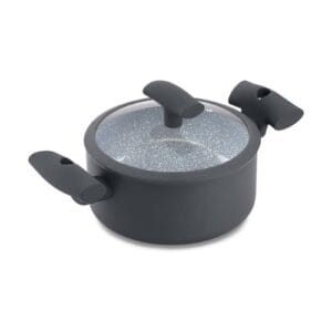 Cacarola Ceramica Cinza 24 Cm 4,5 Lts