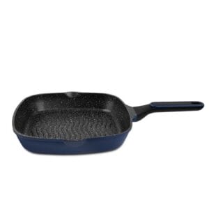 Frigideira Grill Quadrada Azul 28 Cm